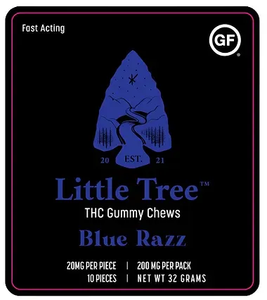 Little Tree - Gummies - 200mg Live Resin - Blue Razz - Sativa