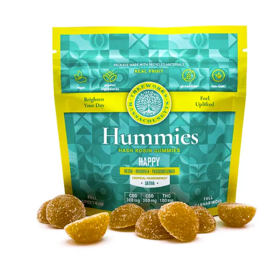 Happy Hummies - Sativa - 700mg TAC (300mg CBG | 300mg CBD | 100mg