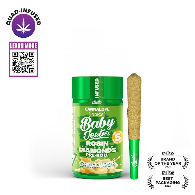 Cannalope Baby Jeeter Infused Pre-Roll 5-pack | 2.5g