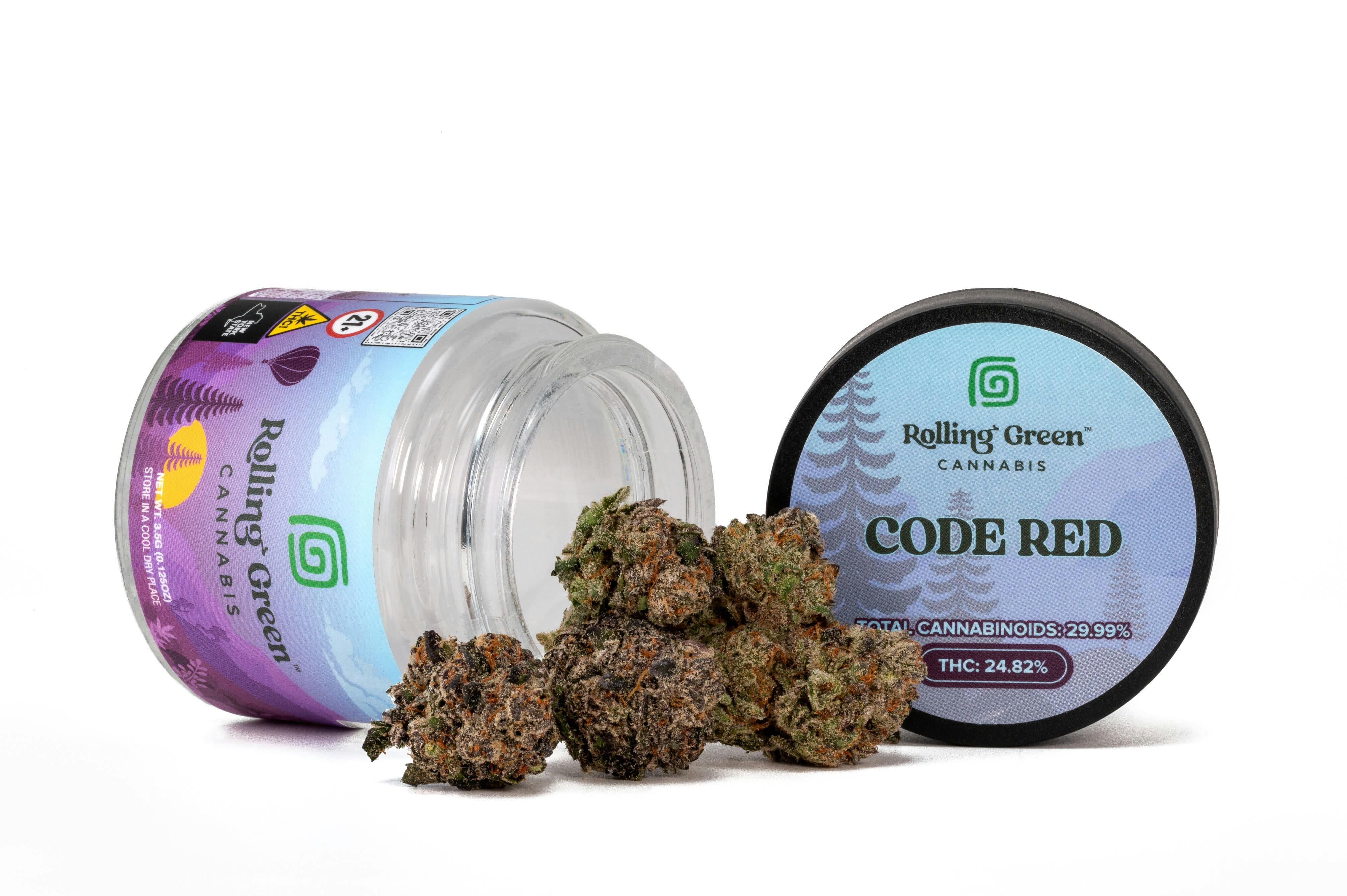 Code Red | Flower by Rolling Green | Buy Online | Treehouse Cannabis ...