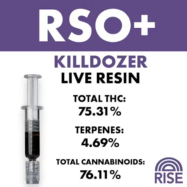 Rise - Live Resin RSO+ - - **KILLDOZER**