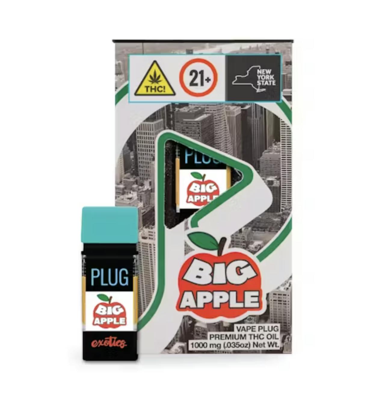 PlugPlay | Pod | Starter Kit | BIG APPLE | Exotics | 1G