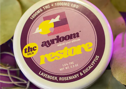 Ayrloom | Restore | THC / CBD Balm | 2.3oz Topical-active