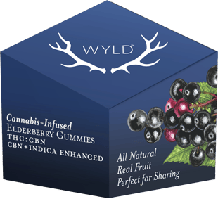 Product: WYLD | Elderberry | Infused Gummies | THC 100mg : CBN 50mg | Indica