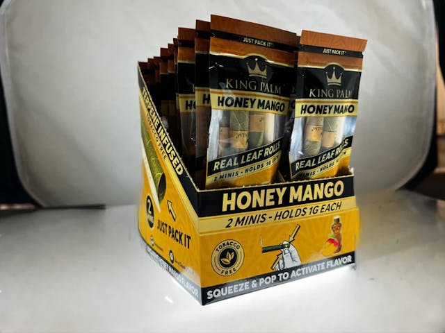 King Palm - Honey Mango - Mini Blunt Wrap 2pk - Image 1
