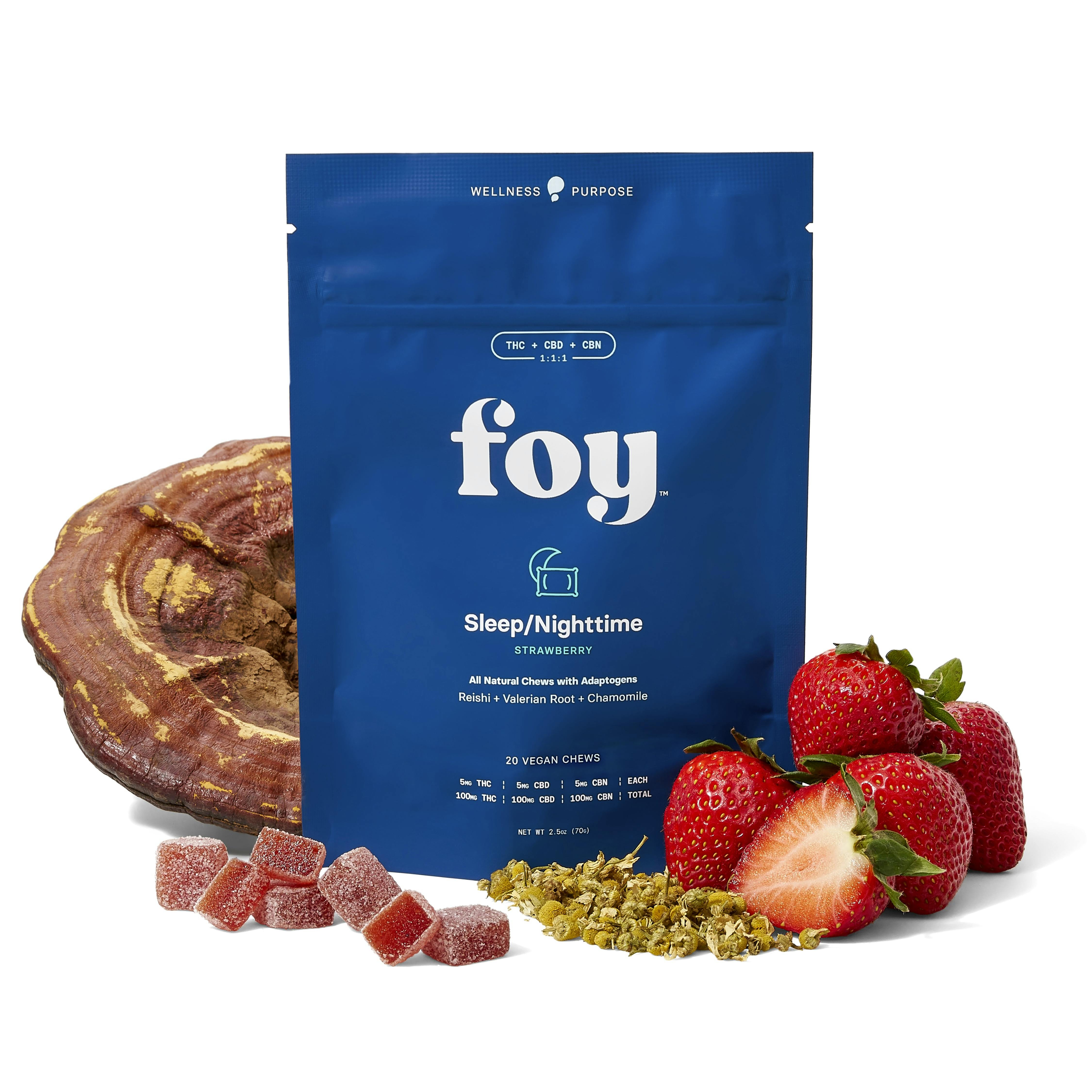 Photo of Nighttime/Sleep Chews | Organic Adaptogens | 1:1:1 THC:CBD:CBN