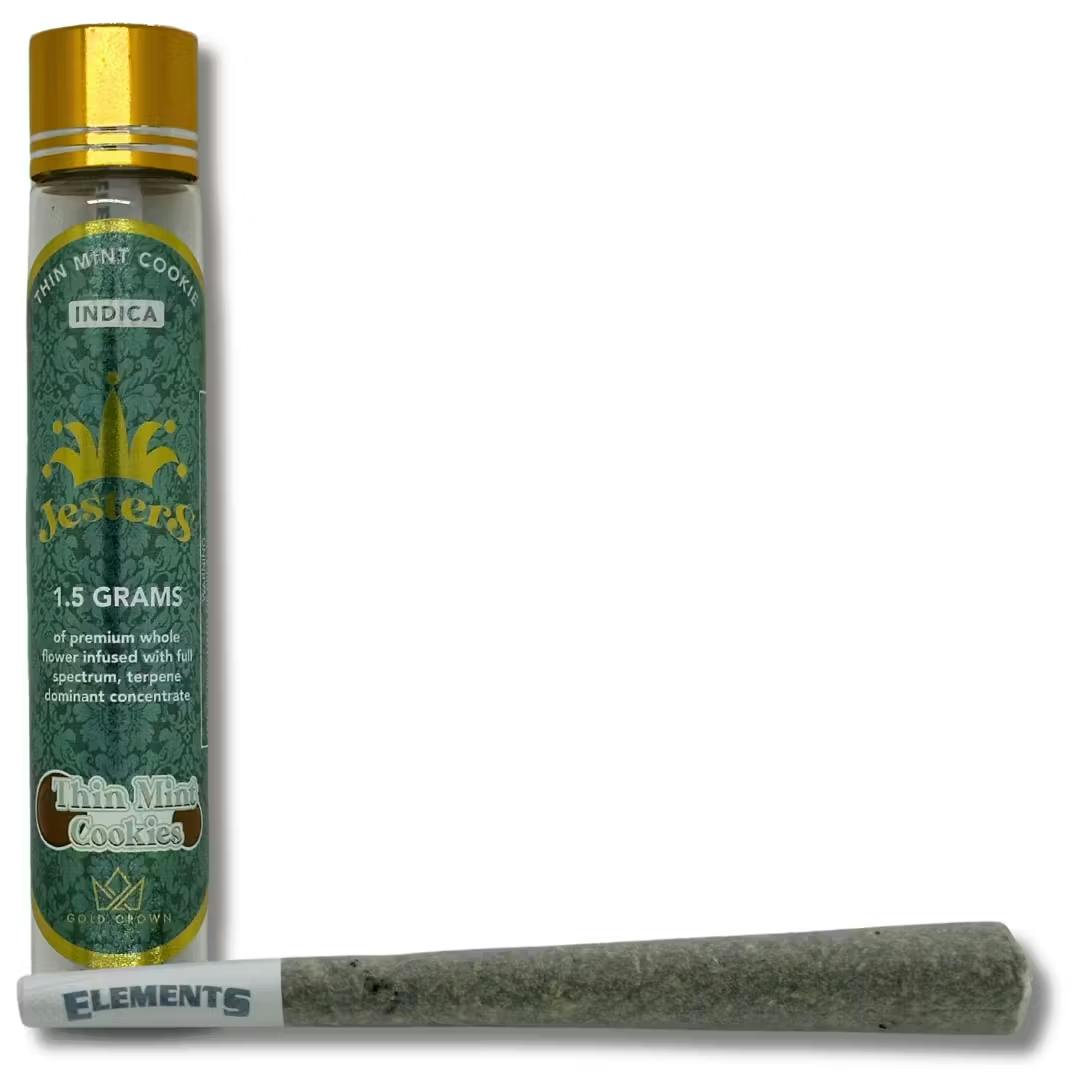 Jesters - 1.5g Infused Preroll - Thin Mint Cookies