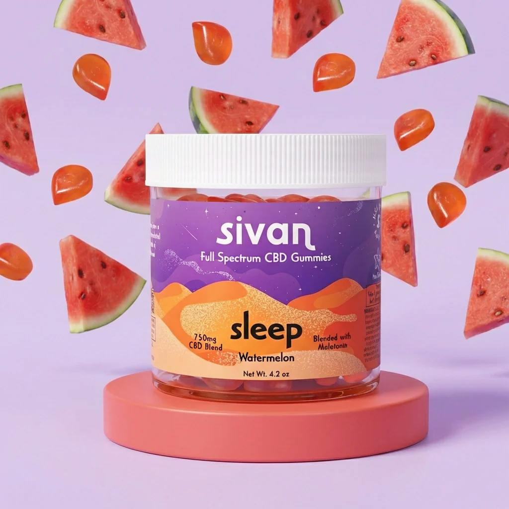 Accessories CBD Edible Gummies Sivan Sleep Watermelon