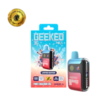 GEEKED by MKX - 3G Disposables LIMITED EDITION - Fire Cracker OG - Indica - product image at King of Budz