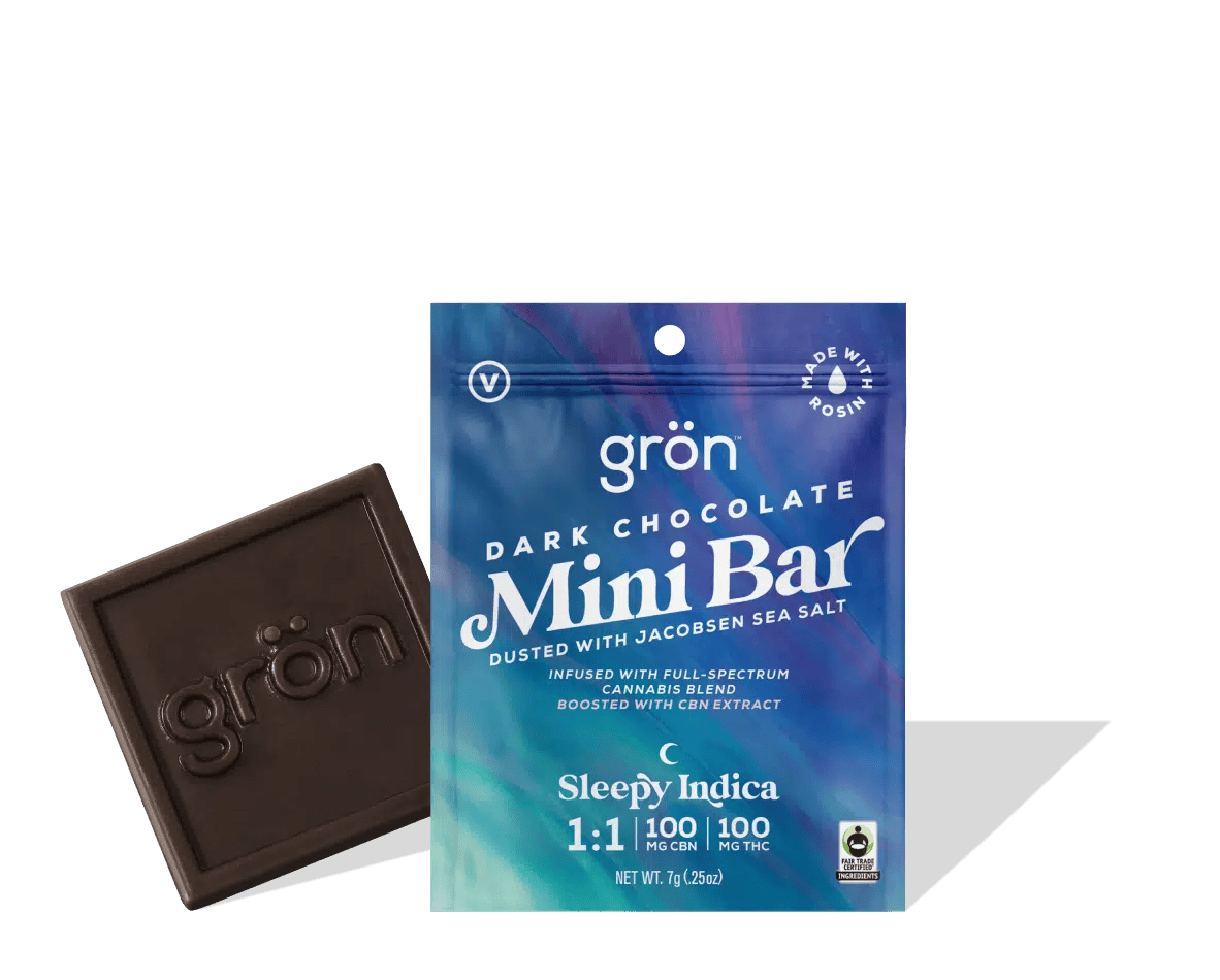 Product Gron - Dark Chocolate Sleepy (I) Mini - 100mg