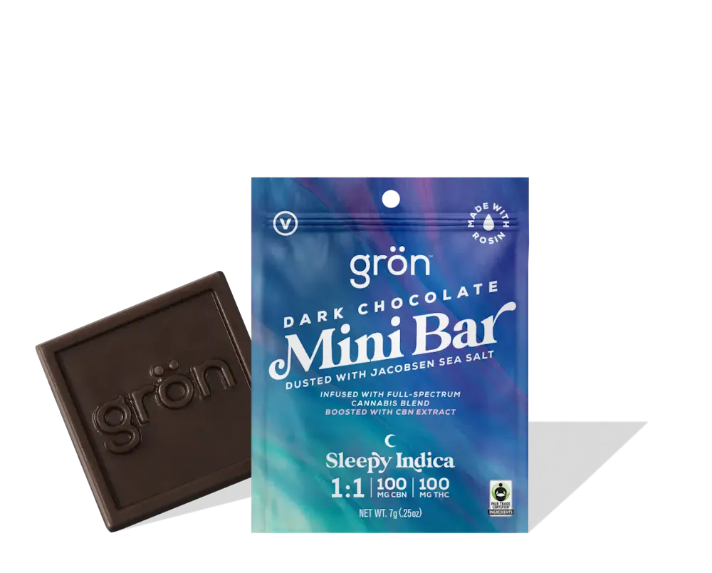 Product Gron - Dark Chocolate Sleepy (I) Mini - 100mg