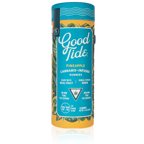 Pineapple Solventless Hash Rosin Gummies | 200mg-1