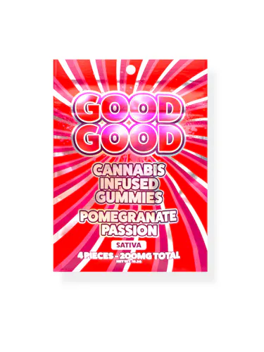 Good Good Pomegranate Passion 200mg Gummies Rec-active