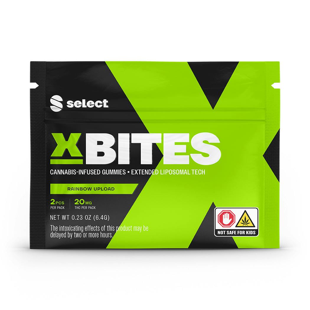 XBites Rainbow Upload 100mg (50mg Bites)