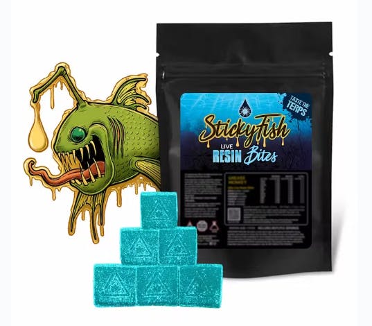 image of Sticky Fish | 100mg Live Resin Gummies