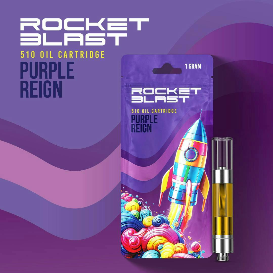 Product: Rocket Blast | Vape Cart - 1g - Purple Reign