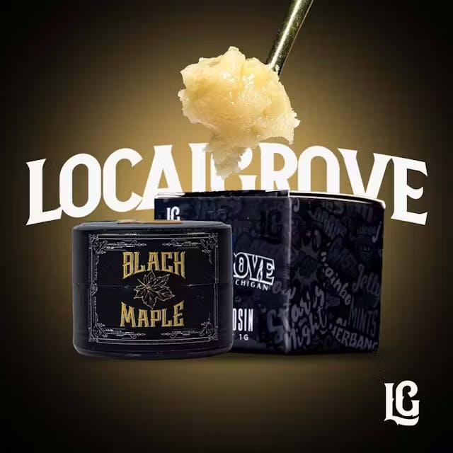 Local Grove - 1g Live Rosin - Black Maple