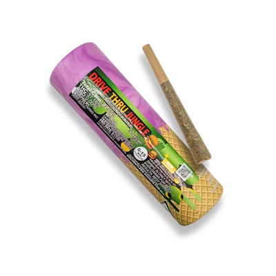 Ice Kream Hash - 1g Rosin Infused Preroll - Drive Thru Jungle - PRE_ROLLS by Ice Kream Hash at King of Budz