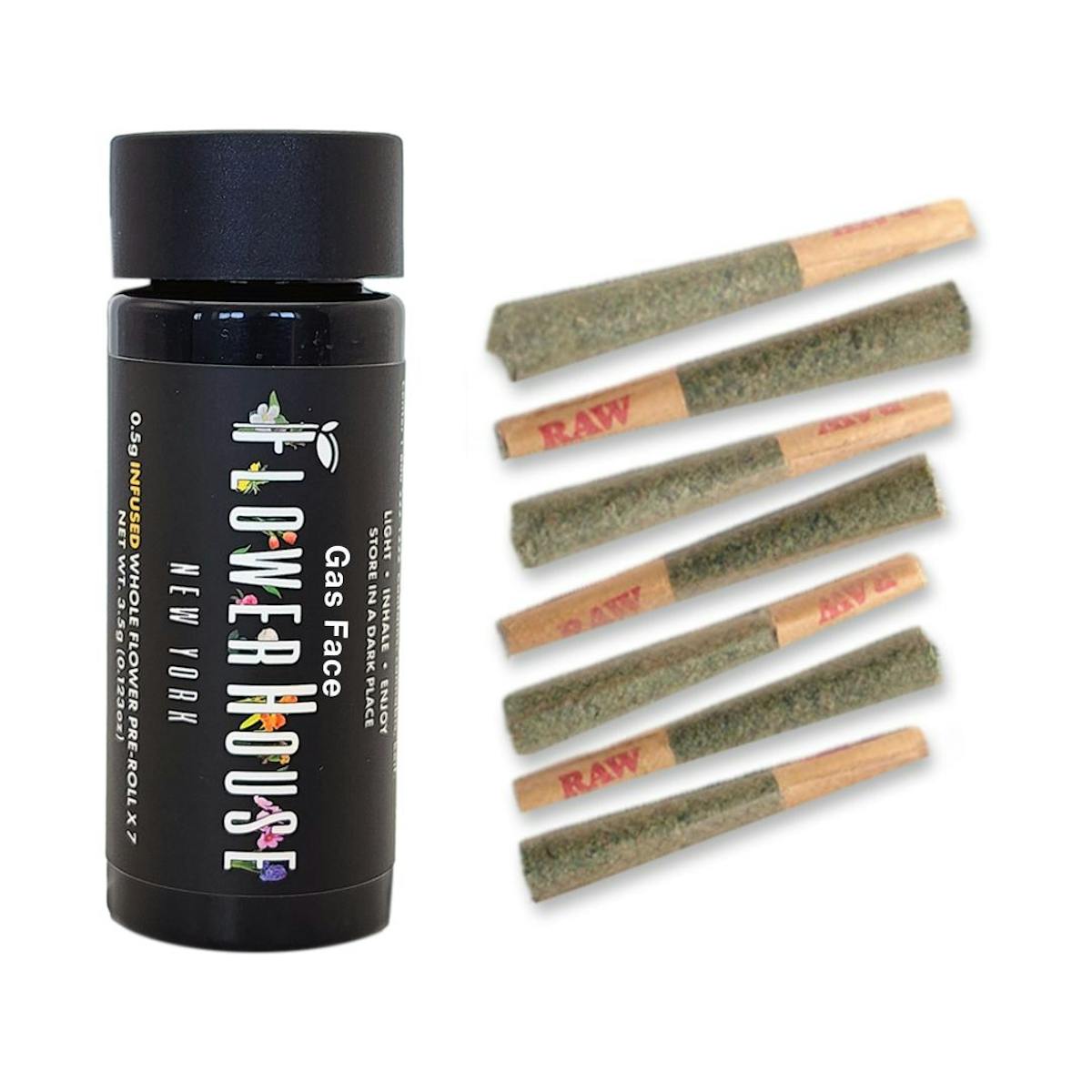 Photo of Flower House I Gas Face I 0.5g Infused Pre-rolls 7pk