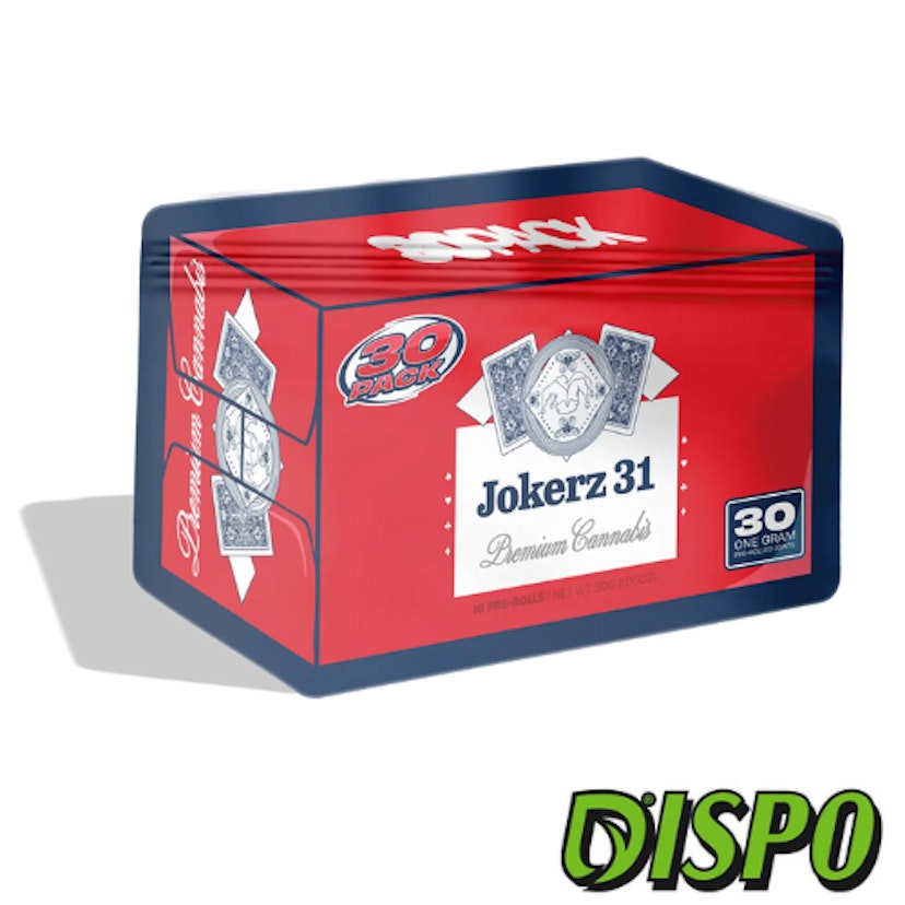 30 Pack - Jokerz 31 1g Pre Rolls