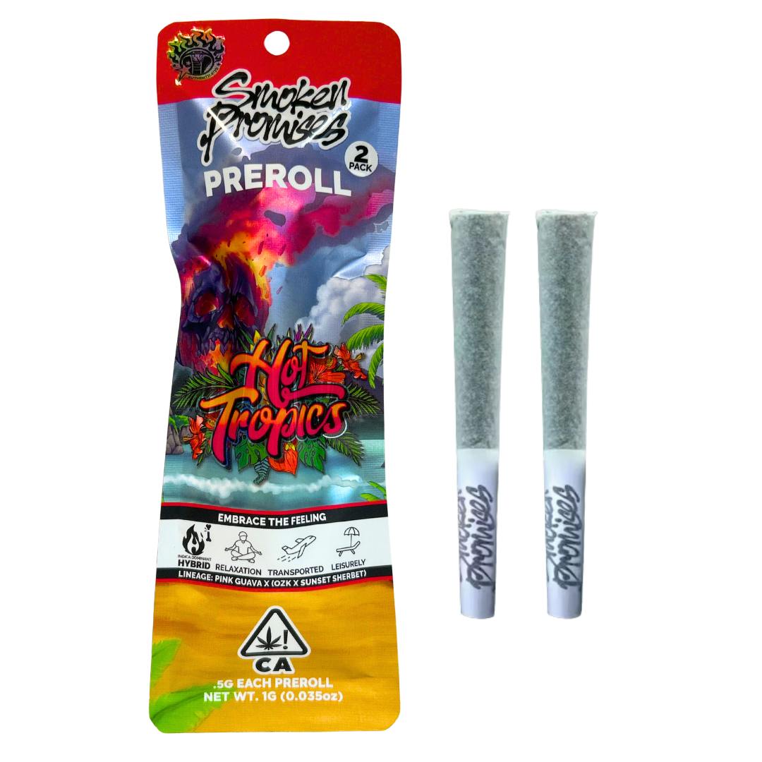 HOT TROPICS 2PK PREROLLS