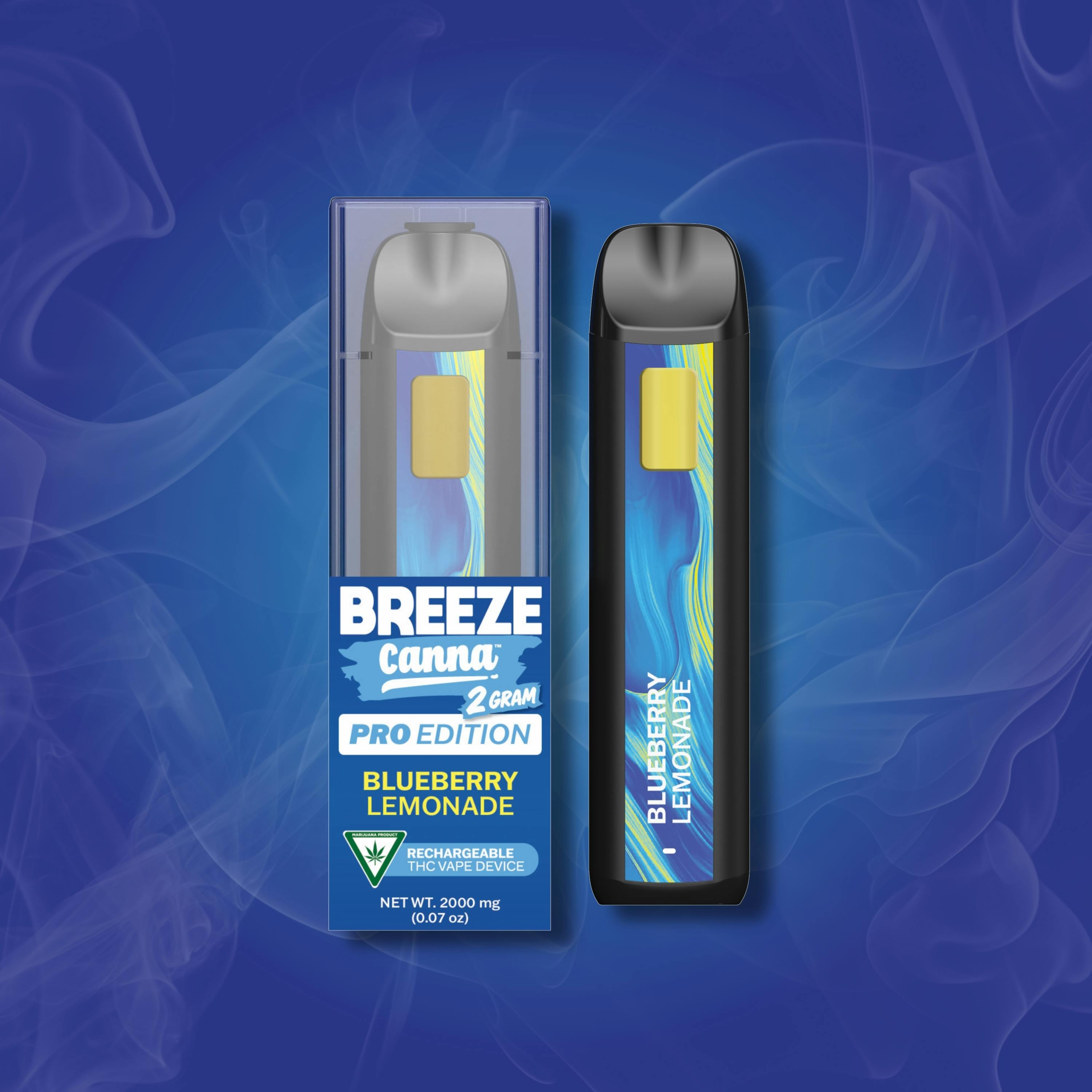 BREEZE Canna Breeze Canna | 2g PRO Disposable | Blueberry Lemonade