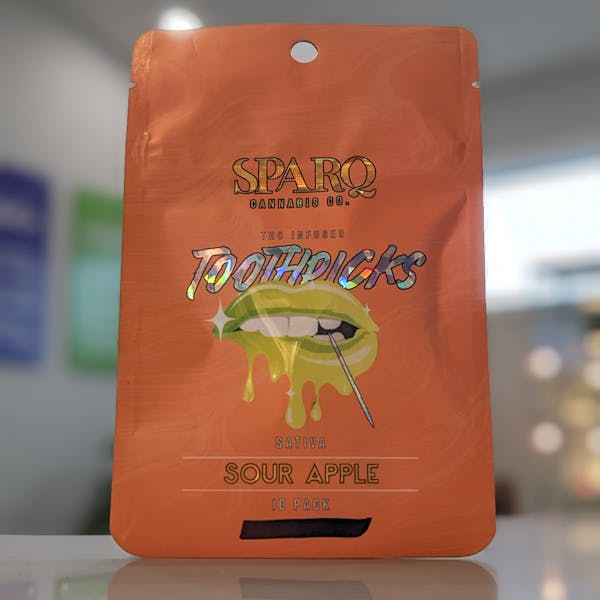 Sour Apple Toothpicks (S)  - 10pk - Sparq