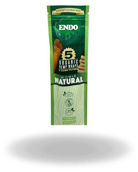 Product: Endo | Wowie Natural Hemp Wraps | 5pk