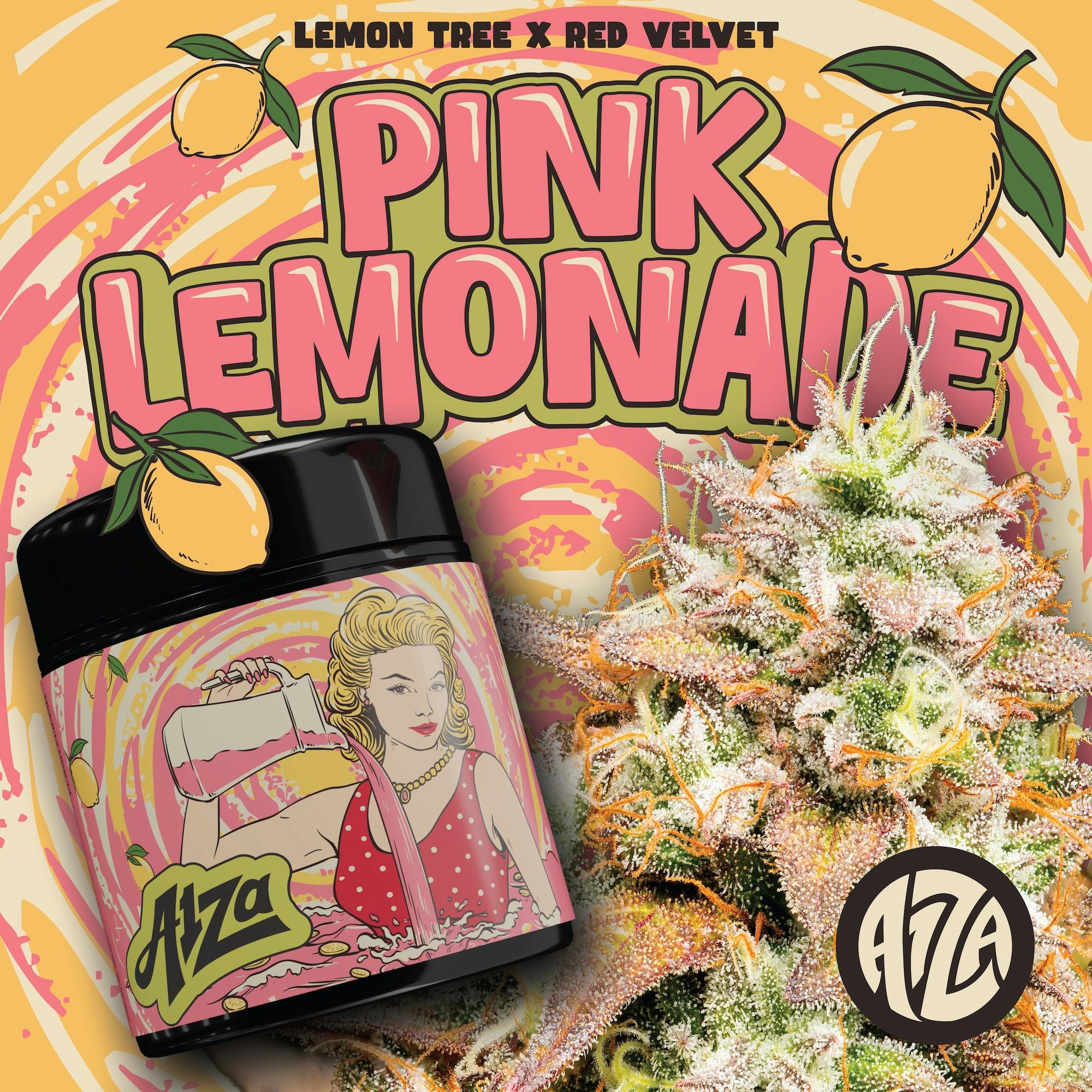 A1Za - 14g Prepack Jar - Pink Lemonade