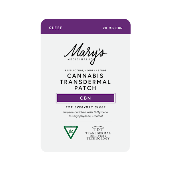 Mary's Medicinals | Transdermal Patch CBN | 20mg