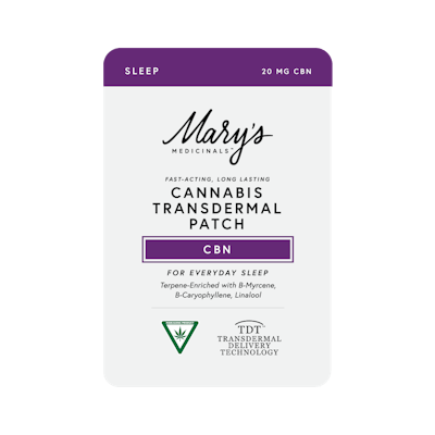 Product: Mary's Medicinals | Transdermal Patch CBN | 20mg