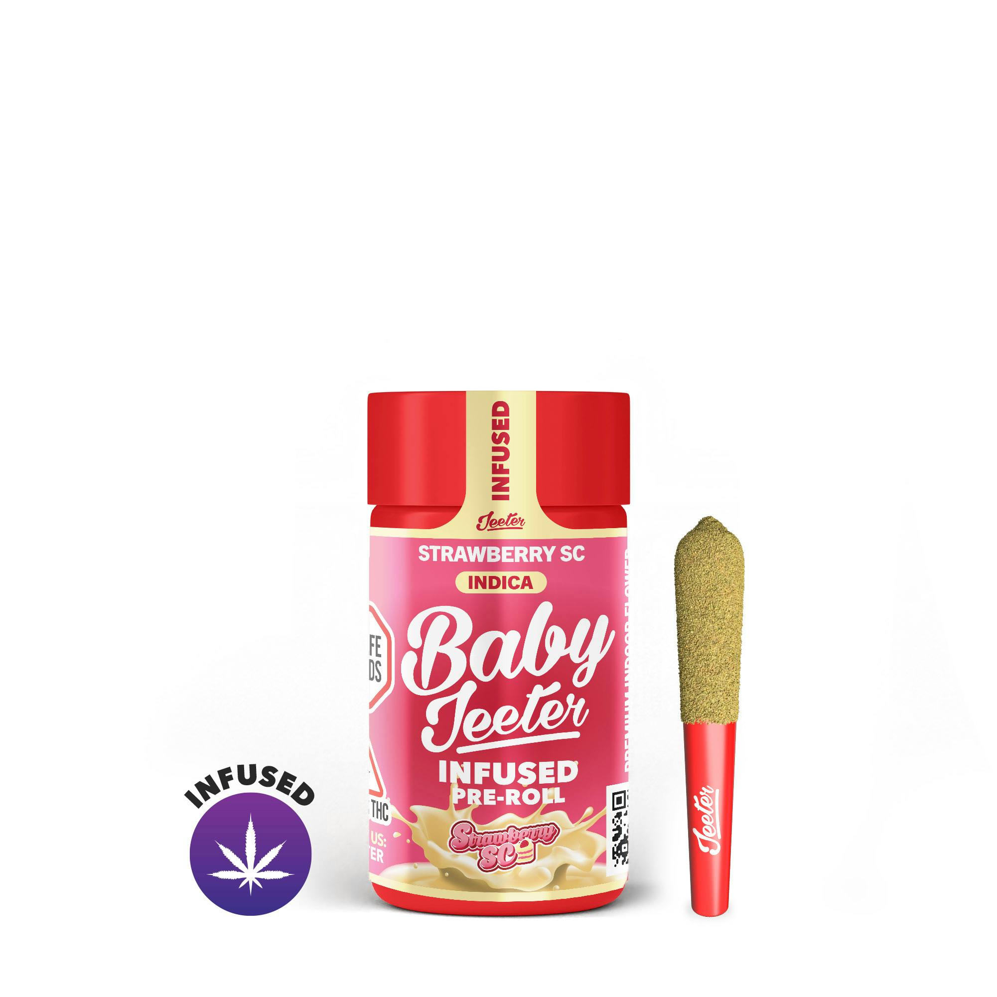 Product Strawberry SC Baby Jeeter Infused Pre-Roll 5-pack | 2.5g