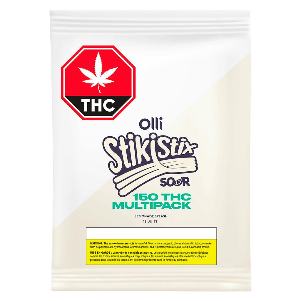 StikiStix - 150 THC Multipack Lemonade Splash Gummies - 15x1 Pack