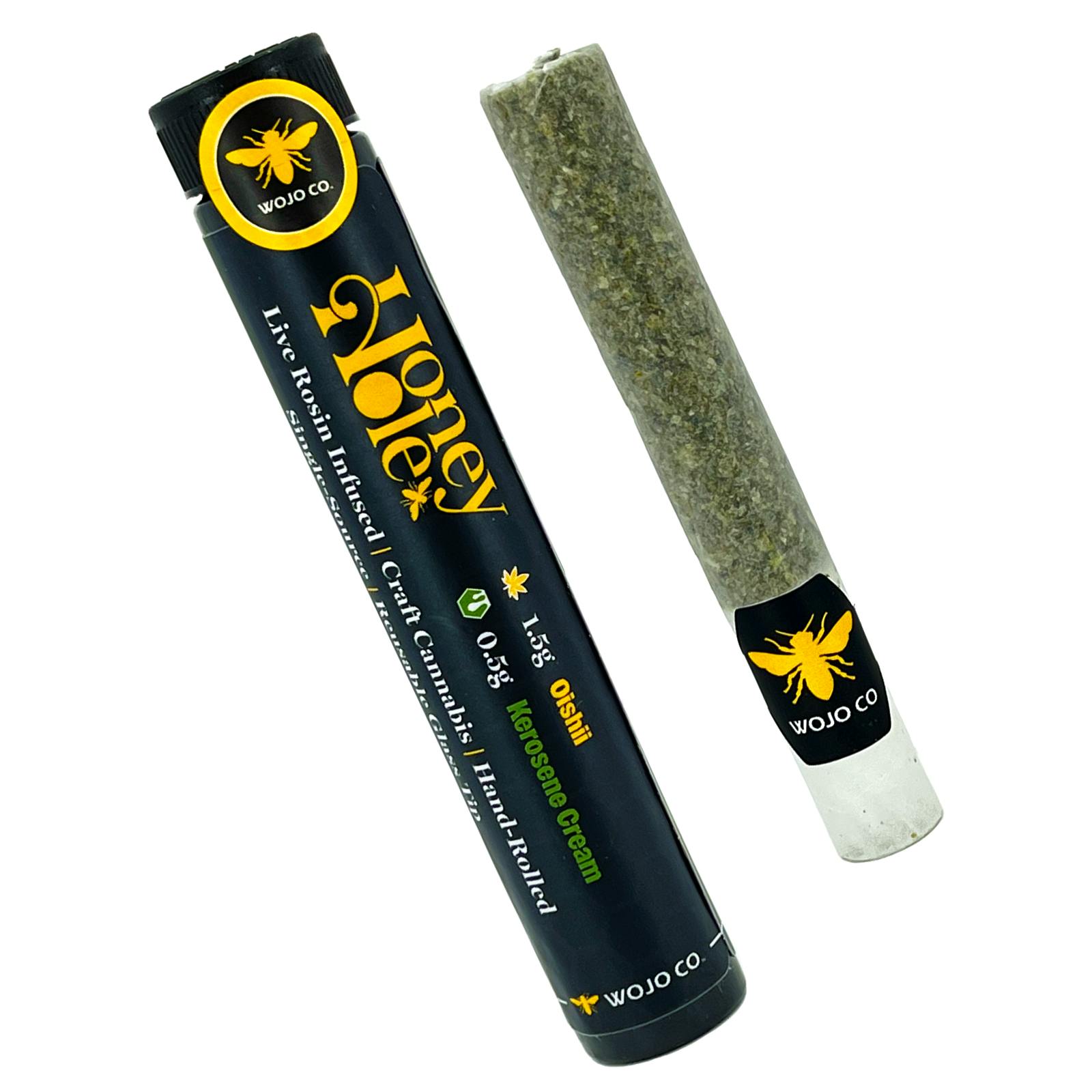 WOJO Co. Malibu Marsha Flower x Kerosene Cream Rosin Honey Hole