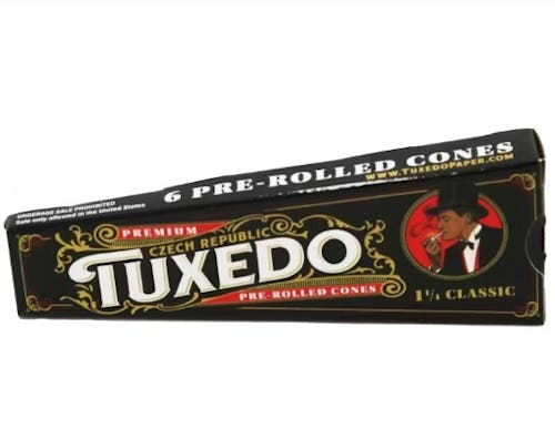 Tuxedo 1 1/4 Size Classic Cone 6pk