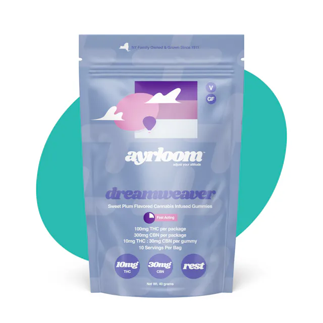 Ayrloom Ayrloom | Dreamweaver | 3:1 | 10MG THC : 30MG CBN 10 Pack