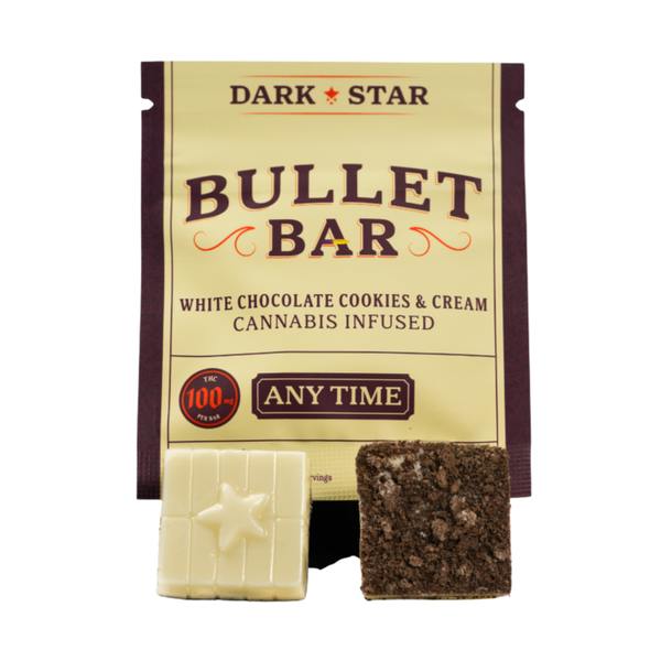 Dark Star White Chocolate Cookies & Cream 100mg Bullet Bar