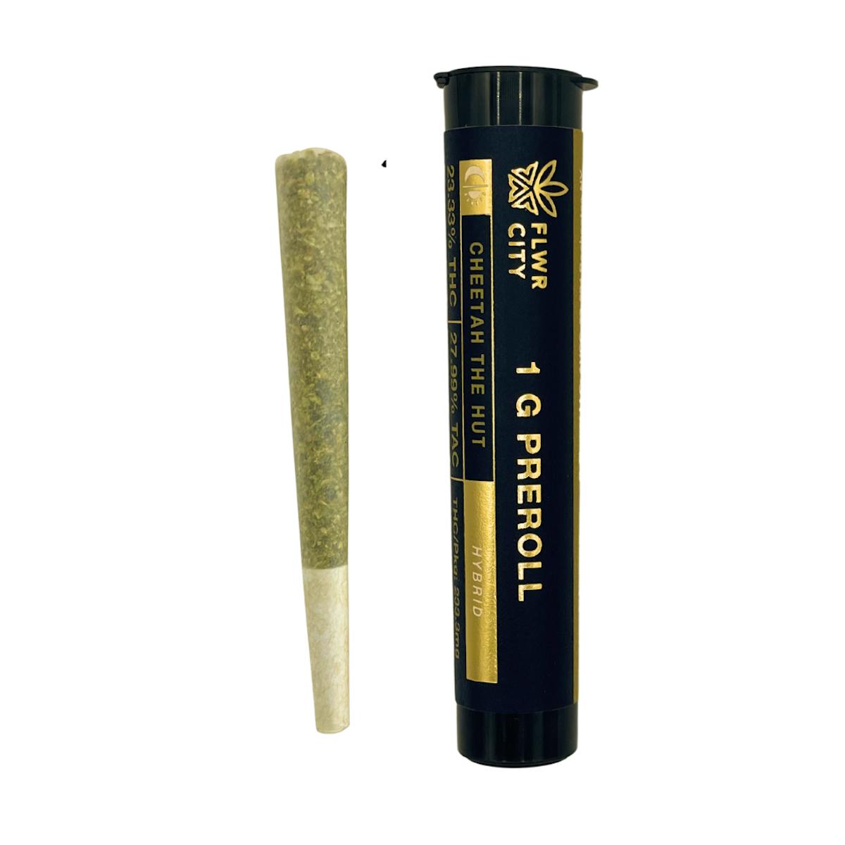 FLWR CITY | Cheetah the Hut | 1g Pre-roll 1g Pre-rolls | FLWR CITY