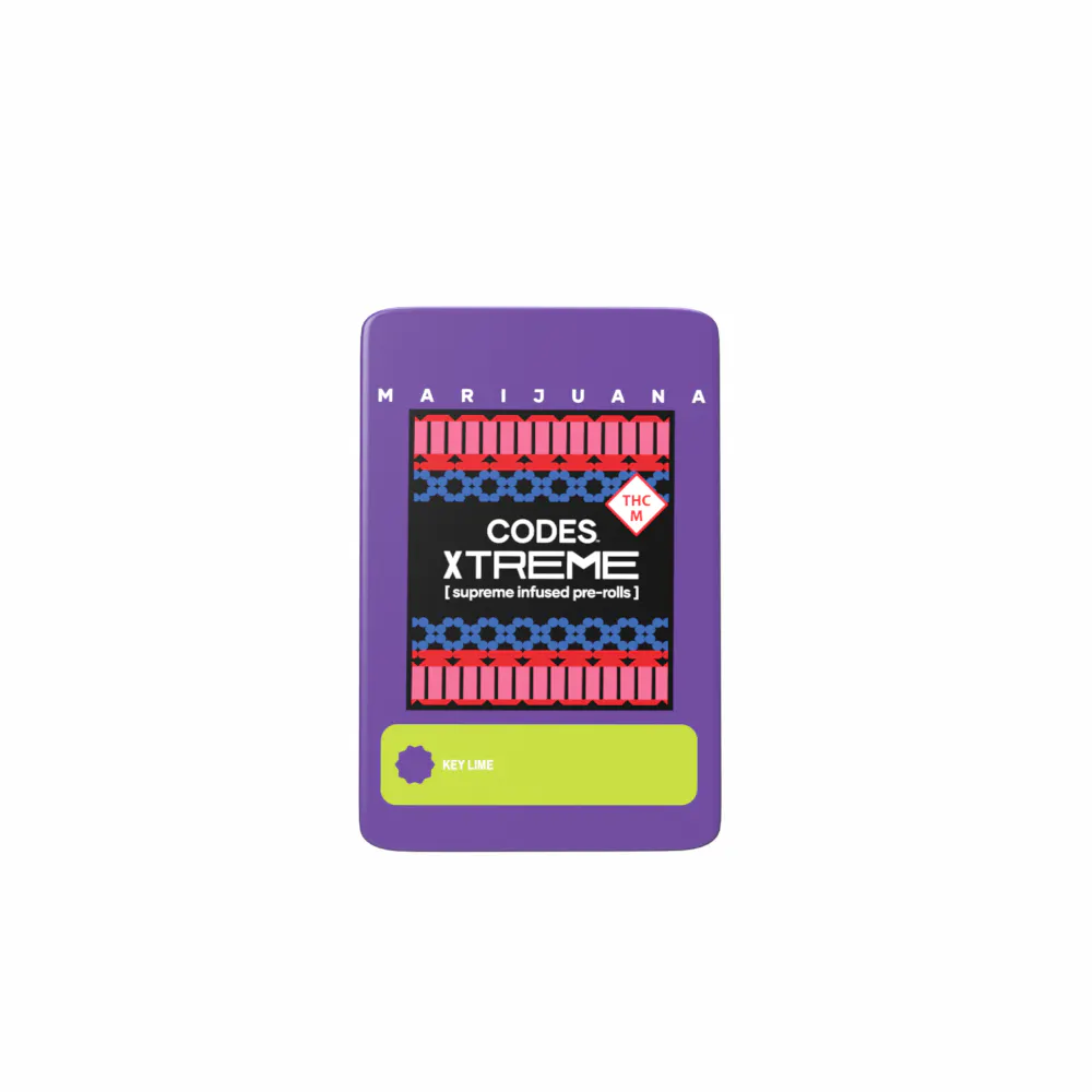 Codes: Infused Pre-Roll Pack | Key Lime x Pink Certz | 0.7g ea