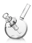 Spherical Glass Pocket Bubbler Clear Female