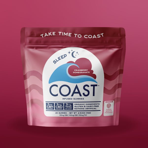 Coast Cranberry Pomegranate (Sleep) Gummies