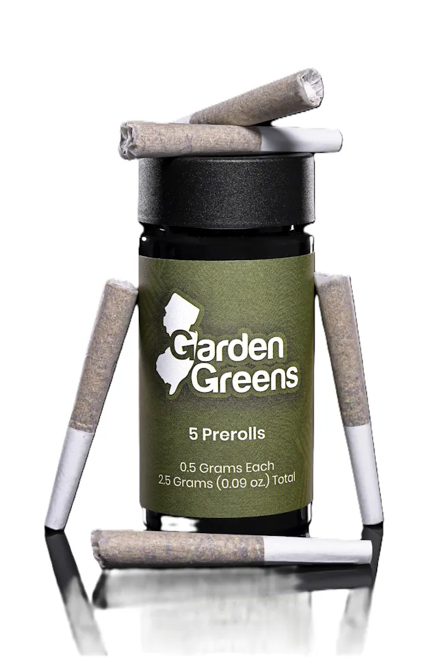 Garden Greens Pre-Roll Pack Moonbow x Gorilla Glue #4 5pk/2.5g (hybrid, packs)