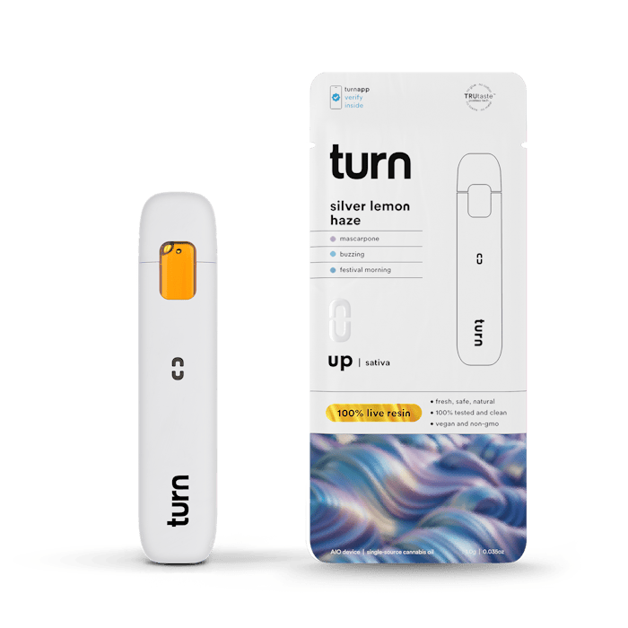 Turn - Silver Lemon Haze Live Resin Disposable Vape at Silk Road NYC, Jamaica Queens