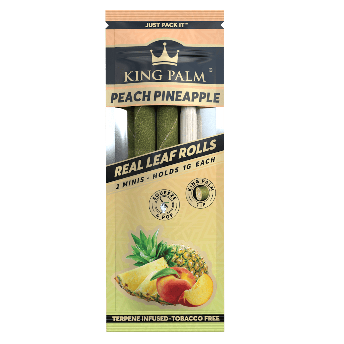 Image of Peach Pineapple Mini Cones 2-Pack