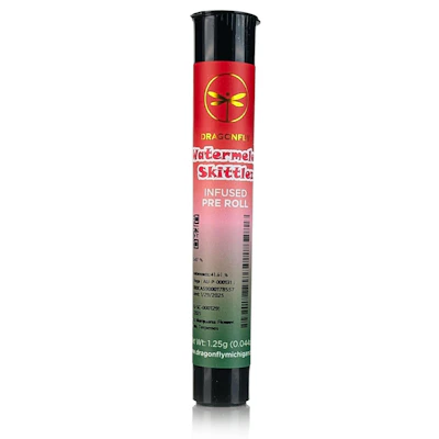 Dragonfly - 1.25g Infused Preroll - Watermelon Skittlez - PRE_ROLLS by Dragonfly at King of Budz