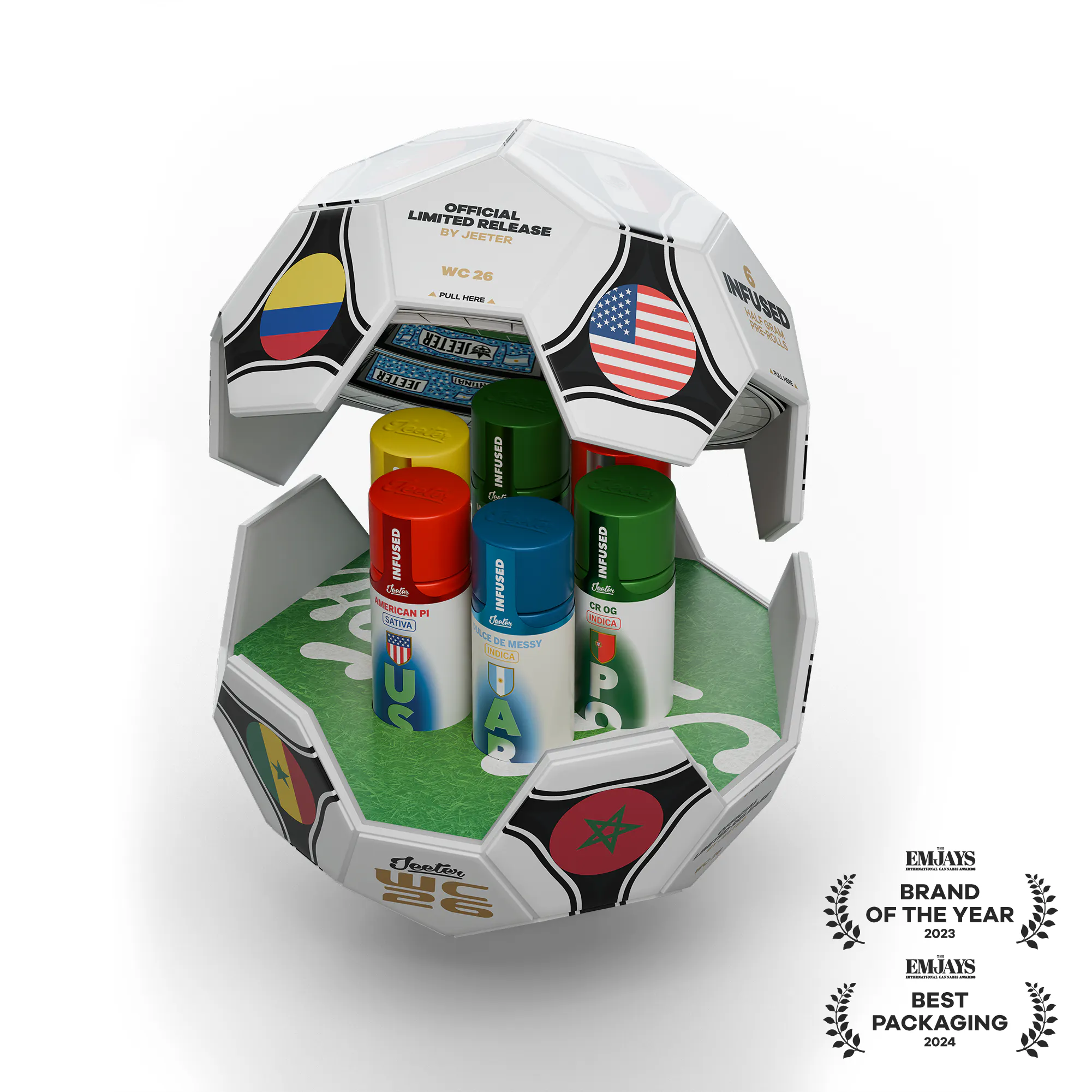 Jeeter - Limitied Edition World Cup - Quad Infused Preroll