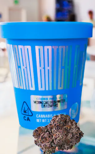 Cookies – Micro Batch – (Wedding Cake x Kush Mintz) x (E85x Zoap)  12 – Flower Tub-active