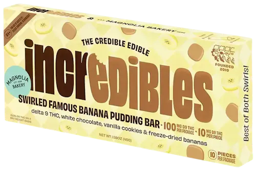 Banana Pudding – THC Chocolate 10 Pack (100mg)-active