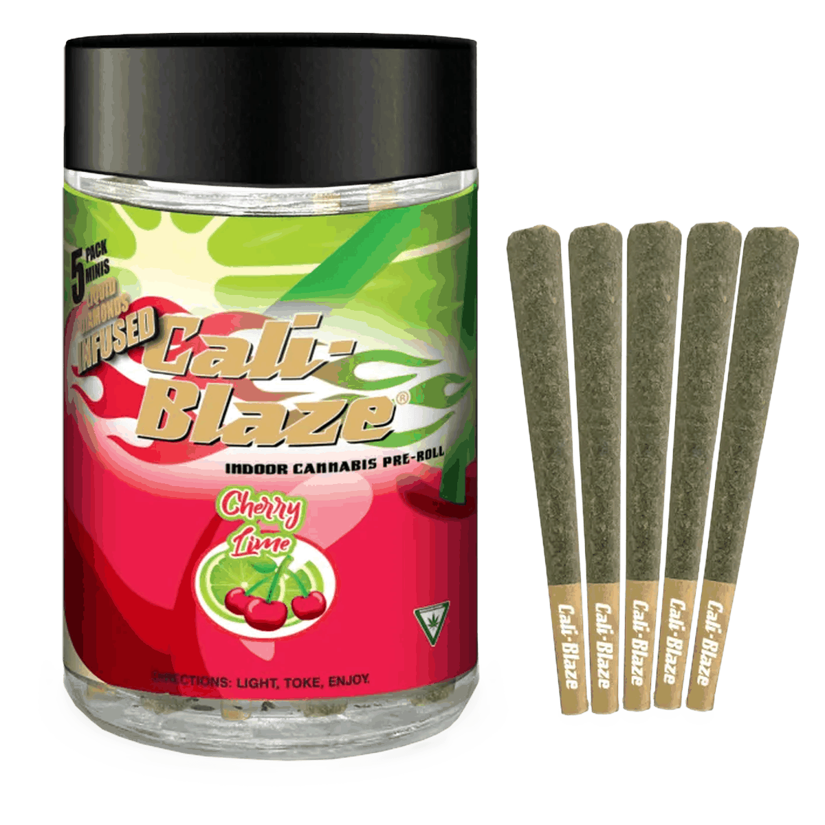 Cherry Lime Liquid Diamond Pre-Roll 5-Pack | 3.5g
