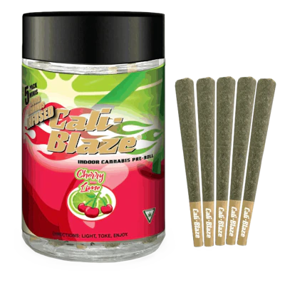 Cherry Lime Liquid Diamond Pre-Roll 5-Pack | 3.5g - PRE_ROLLS by Cali-Blaze at King of Budz